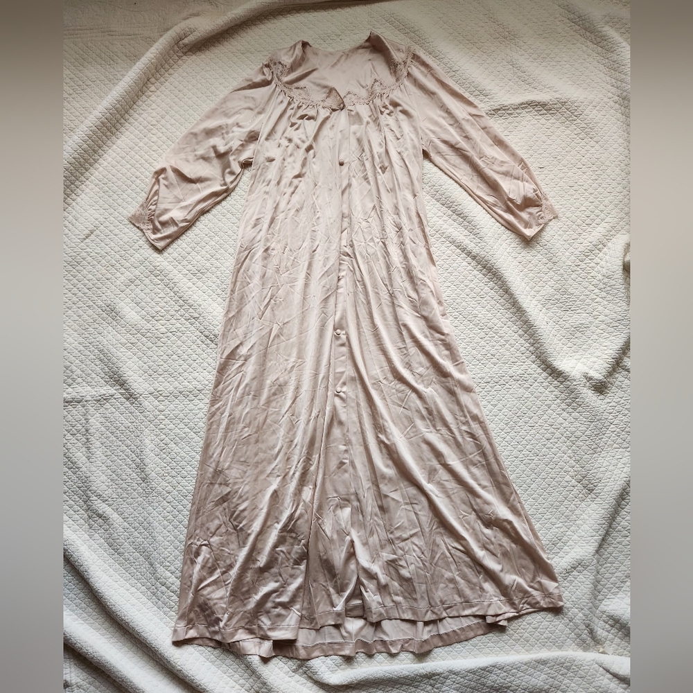 Peignoir Floor Length Champagne Robe